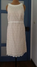 Spitzenkleid Damen von BODEN, in Creme / Hellbeige, Größe 40, Neuwertig