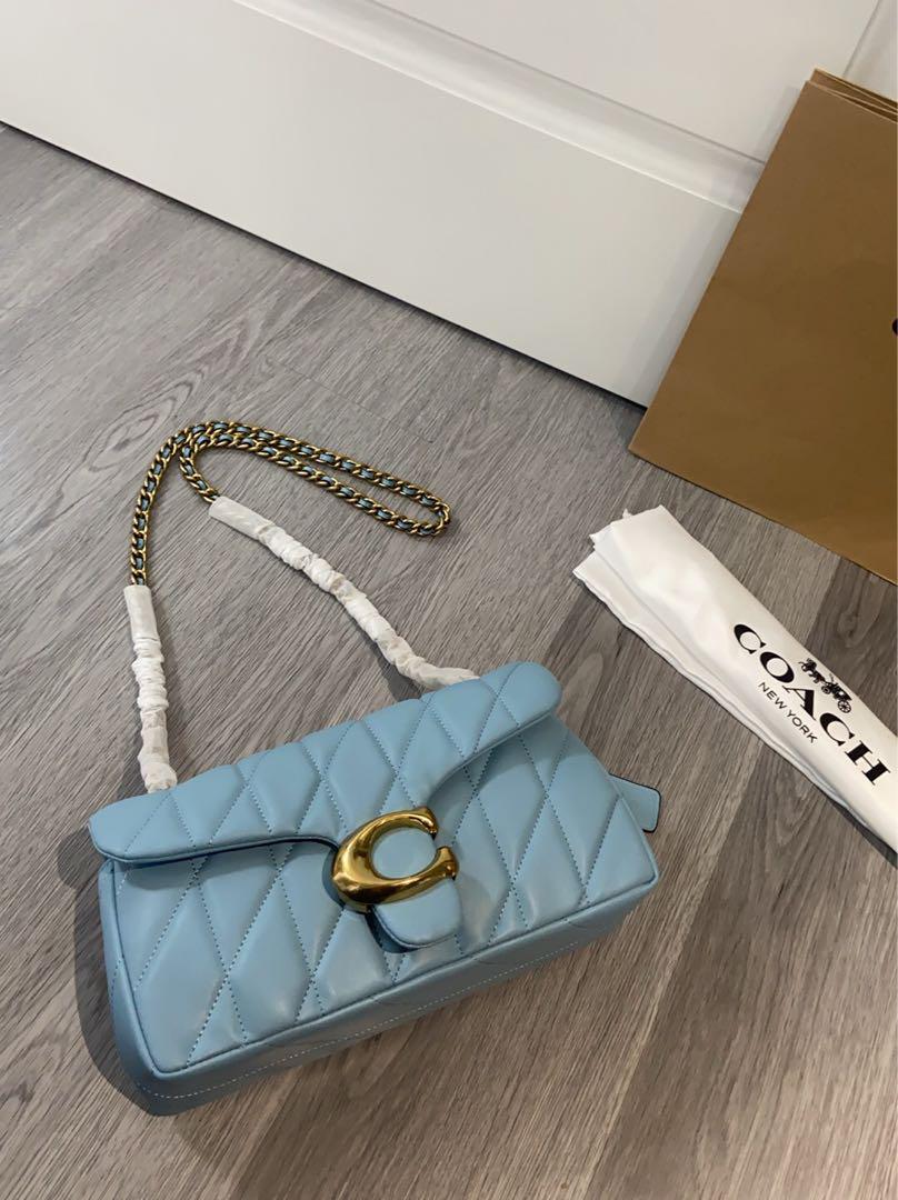 COACH Tabby 26 Shoulder Bag CP150 Quilted Blue Bell Women's Bag