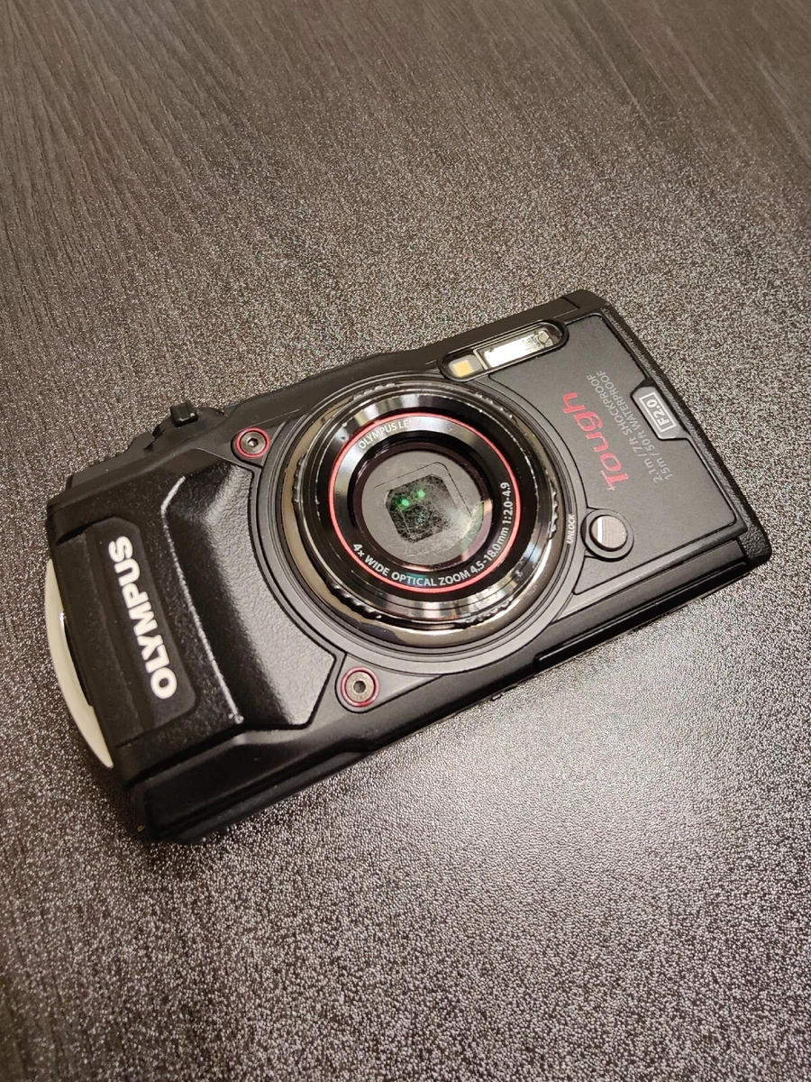 Olympus Tough TG-5 4k Black Waterproof 15m Shockproof 2.1m Digital Camera