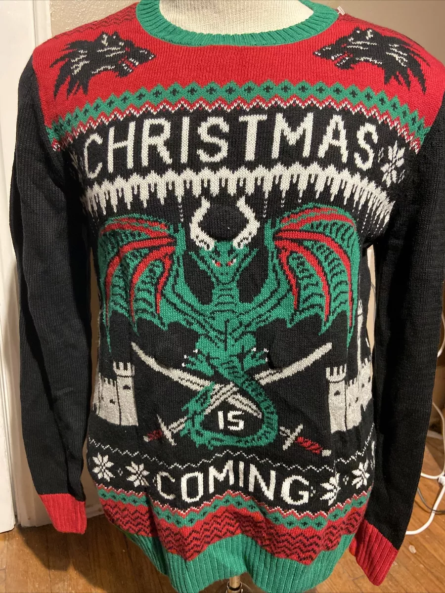 Ugly Christmas Party Unisex Sweater Christmas Dragon Sweater eBay