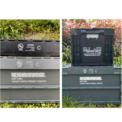 50L NEIGHBORHOOD Outdoor Folding Camping Storage Box Case Car