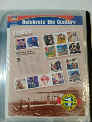 USPS Celebrate the Century Commemorative Stamp Collection 1900