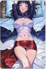 ❤️HINATA HYUGA - A5 ANIME WAIFU ART BOARD - HOT SUMMER WAIFU DOUJIN NARUTO CARD
