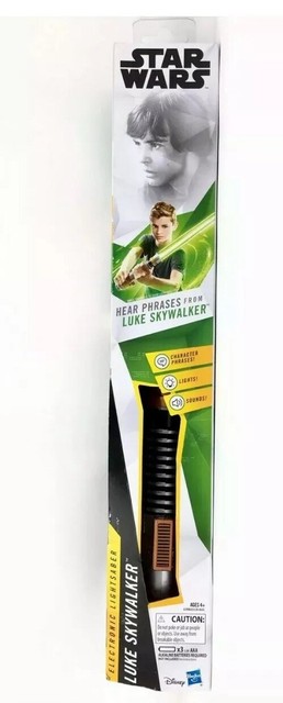 luke skywalker electronic lightsaber