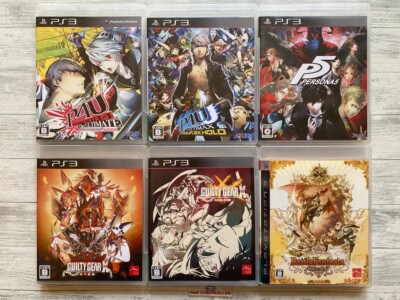 SONY PS3 Persona & Guilty Gear Xrd Sign & Revelator & Battle Fantasia from Japan