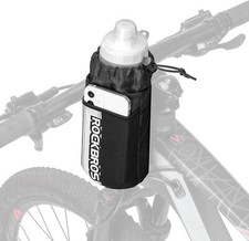 ROCKBROS Cycling Phone Holder Bag Bottle Bike Front Frame Bag Reflective stripes