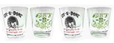 Larry Cable Guy Git-R-Done Vintage Shot Glass Set 4-Pack Barware Party Supplies