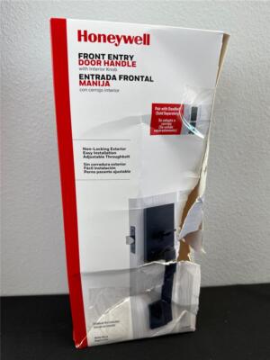 ^ Honeywell Front Entry Door Handle W/ Interior Knob Model 8120005 NEW