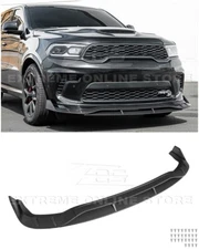 For 21-Up Dodge Durango SRT Hellcat Performance Track Front Bumper Lip Splitter