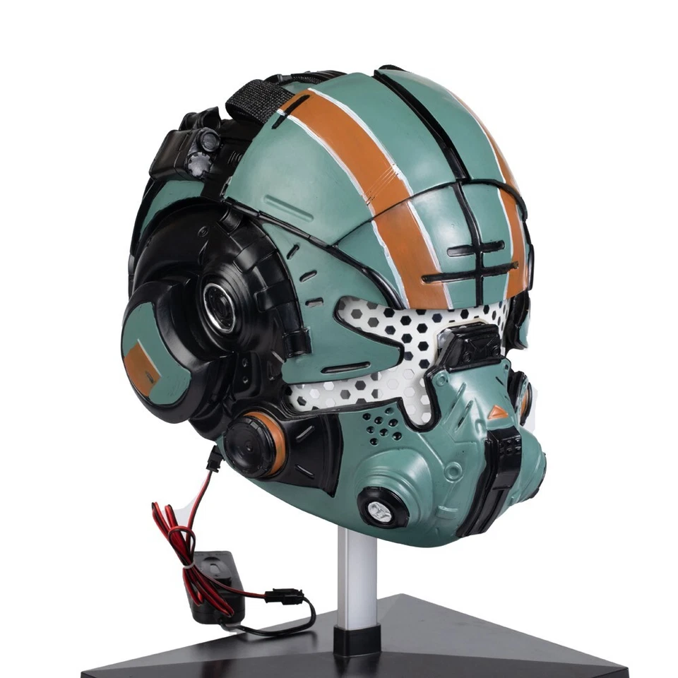 Titanfall 2 Jack Cooper Casco LED Cosplay Máscara Resina Réplicas Adulto Halloween Foto 2 de 4