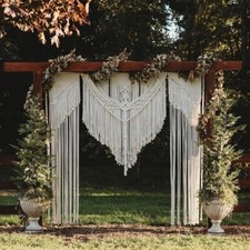 Macrame Curtain Macrame Wedding Backdrop