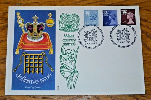 January 1978 Philart First Day Cover; Definitive Issue; Wales