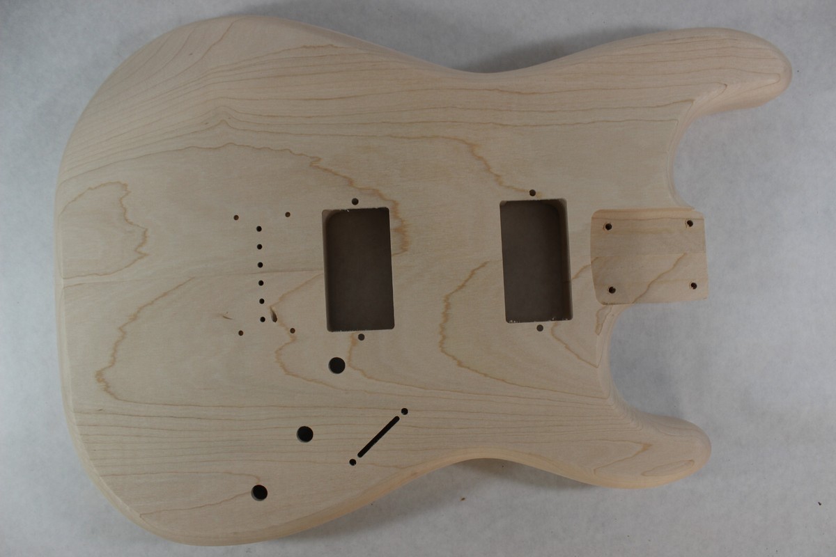 Maple HxH Hardtail guitar body - fits Fender Strat Stratocaster