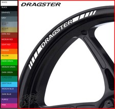 MV AGUSTA DRAGSTER Wheel Rim Stickers Decals - 20 Colors - 800 rr 800rr dragster