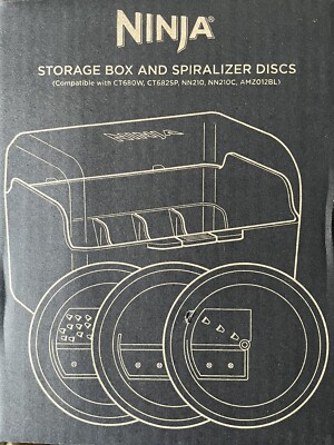 ナシャ　3box NINJA Processor Storage Box 3 Spiralizer Discs | eBay