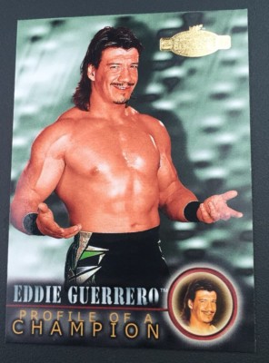 WWE Eddie Guerrero 2001 Fleer Championship Clash #44 Profile Of A