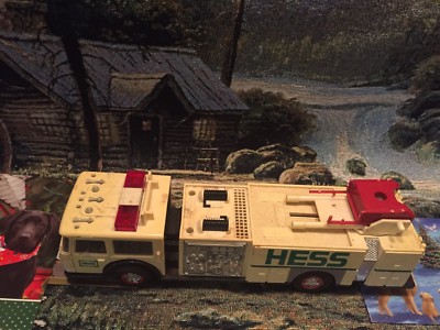 1989 White Fire TRUCK,  Bank, USED, No Box, See Pics, High Miles