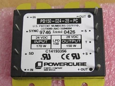 PD150-024-28-PC DC-DC Regulated Power Supply Module 24VDC to 28VDC PowerCube
