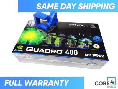 NVIDIA VCQ400-PB PNY QUADRO 400 512MB PCI-E 2.0 *New Sealed*
