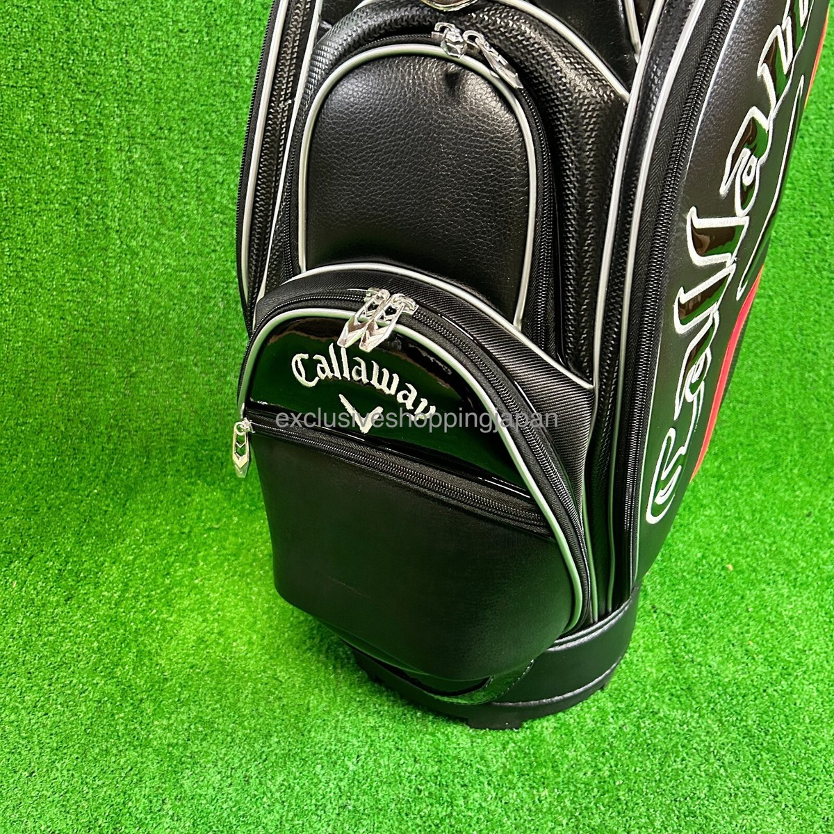 Callaway Golf XHOT Cart Bag Men's 9inch Luxurious PU Color Black