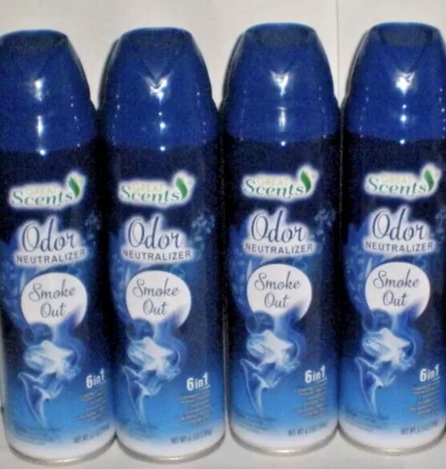 Great Scents Odor Neutralizer SMOKE OUT Air Freshener Spray 6.5oz ea. (4 pack) eBay