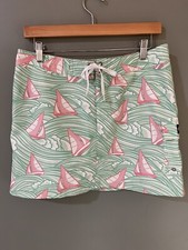Women's Vineyard Vines Boat Print Board Skirt size 6 NWOT Boat Summer Beach