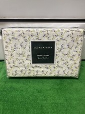 Laura Ashley Floral Peggy Queen Sheet Set Brand New