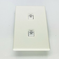 Litetouch Savant Low Voltage Keypad - 2 Button - White