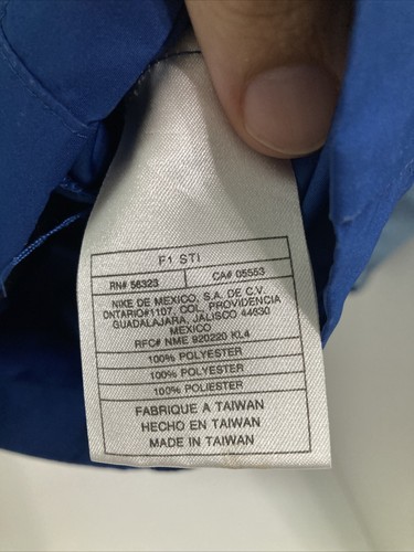 Nike Windbreaker Hoodie Jacket Youth size S (4-6) Blue - Picture 3 of 6
