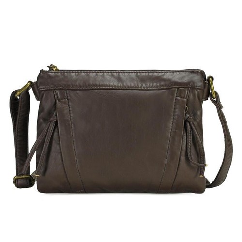 Scarleton Brown Messenger handbag for Women, Small Crossbody Tote Purses