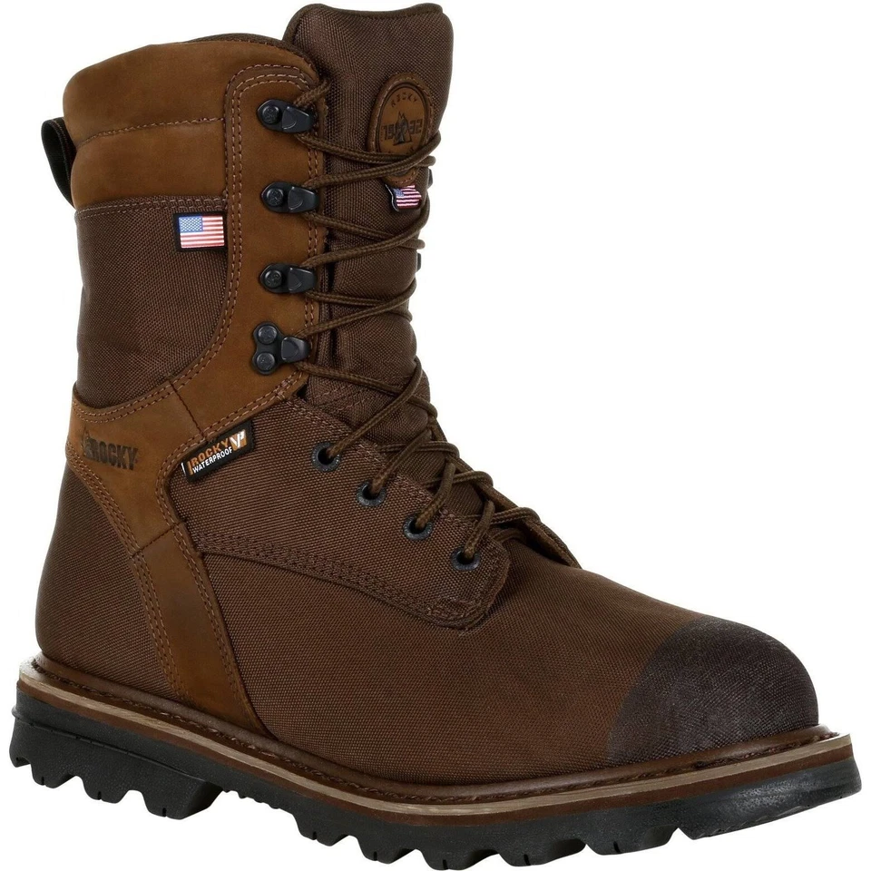ROCKY MENS DEERSTALKER WATERPROOF 1000G INSULATED BOOTS NWB $242 - Image 4 of 4
