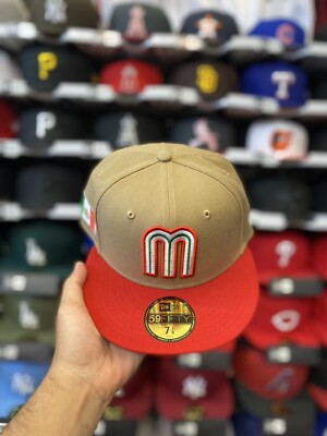 New Era Mexico WBC Tan/Red 59fifty Fitted Hat (Sz 7 1/8) | eBay
