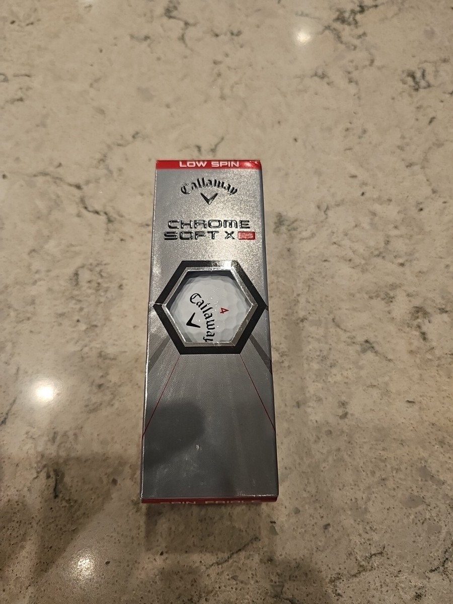 Callaway Chrome Soft X LS Low Spin Golf Balls Single Sleeve