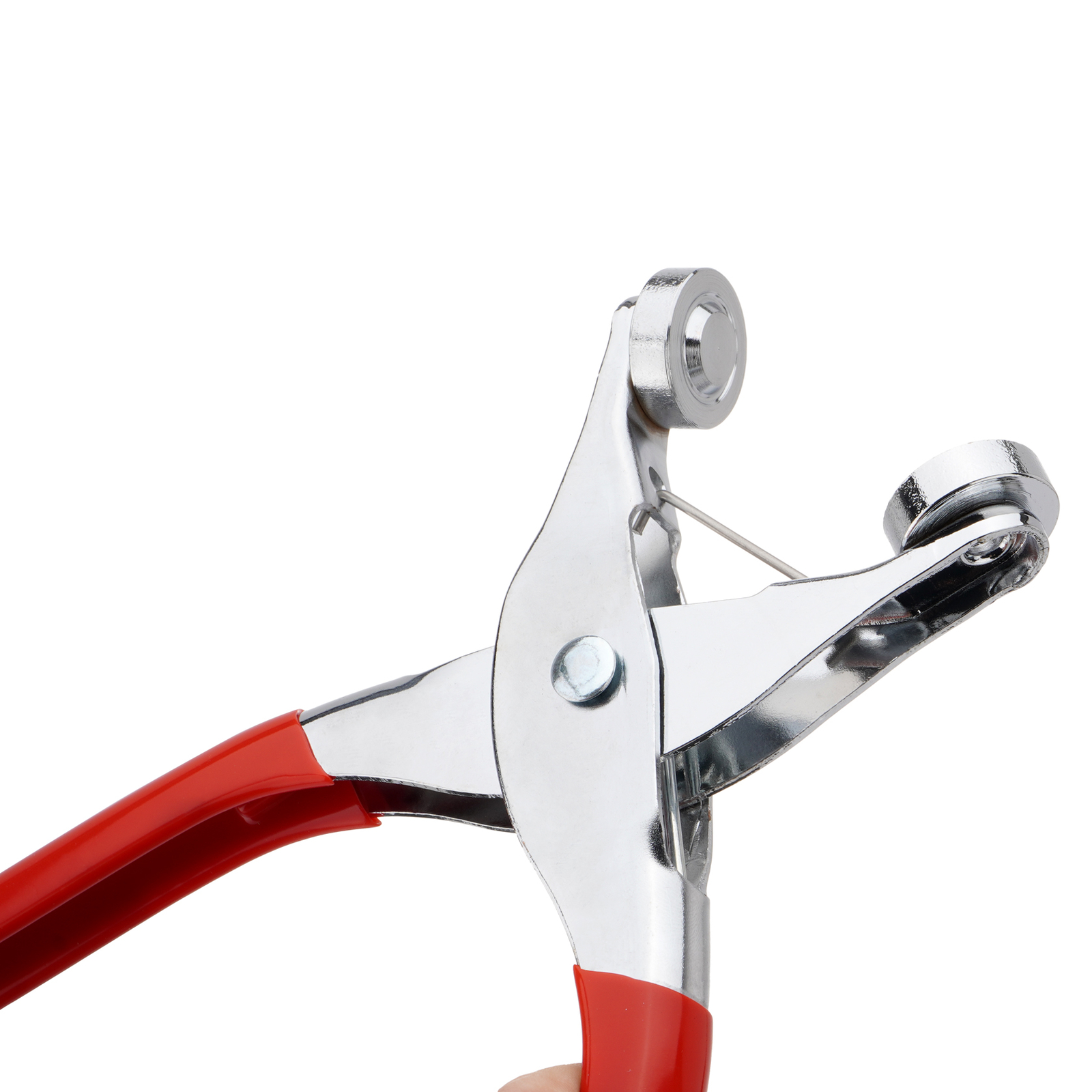 Grommet Tool Kit, Handheld Hole Punch Pliers, Hammer, Hole Punch, 200PCS Eyelets