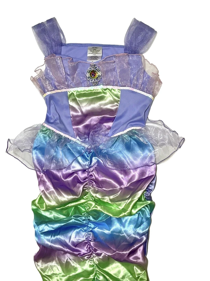 Niños Niñas Sirena Princesa Disfraz Juegos con disfraces Vestido de Fiesta Talla: Pequeño - Nuevo sin Etiquetas Foto 3 de 4