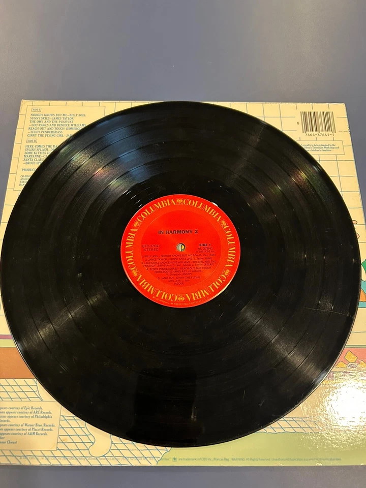 In Harmony Vinyl Record Bruce Springsteen Santa Clause Christmas Rare Billy Joel - Image 3 of 4