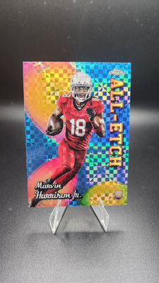 2024 Topps Chrome, Marvin Harrison Jr. (RC), All Etch Xfractor, No. CAE-MH