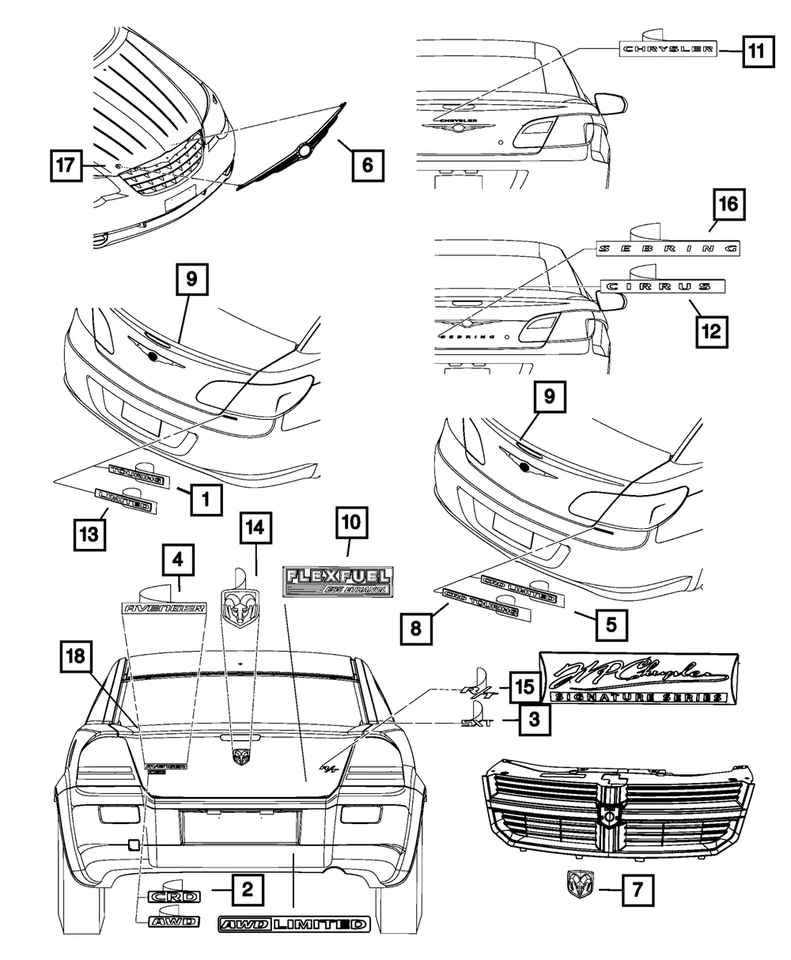 Placa de identificación original Mopar R/T tapa de cubierta 4806327AC Foto 4 de 4