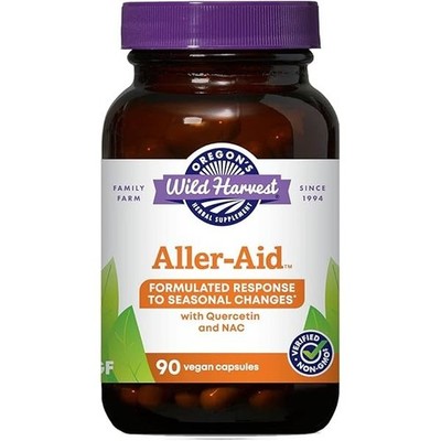 Aller-Aid with Quercetin and NAC 90 Vegan Capsules 1/26