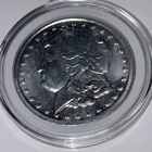 100% Silver Morgan One Ounce Round In Capsule