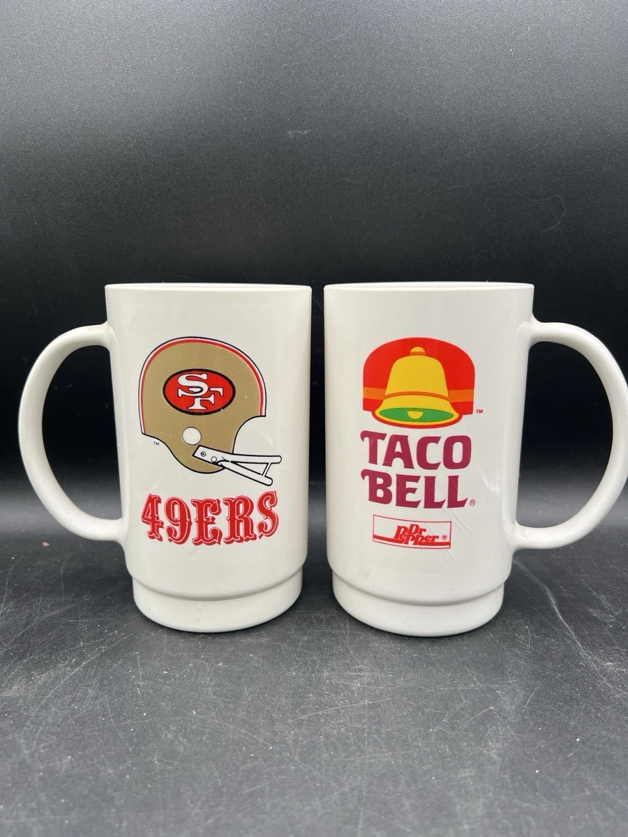 Tasse vintage SAN FRANCISCO 49ERS VERRE PAPEL 16 oz BIÈRE PIERRE NEUVE
