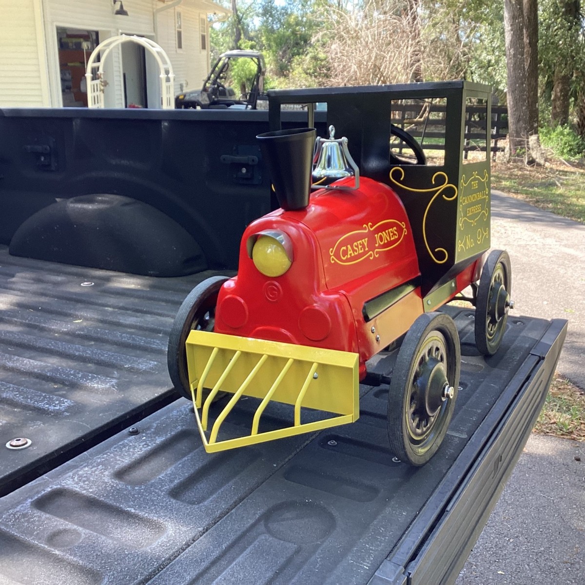 Garton Casey Jones Cannonball Express No 9 pedal car train | eBay