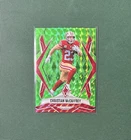 2025 Panini Phoenix Football Lime Green Pyramids Christian McCaffrey #34