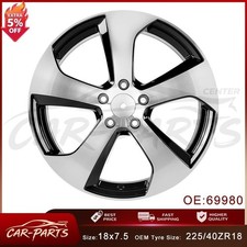 18x7.5 Machined Black Wheel For Volkswagen Golf Gti Oem Wheel 2014-2020 69980 18x7.5 Machined Black Wheel For Volkswagen Golf Gti Oem Wheel 2014-2020 69980