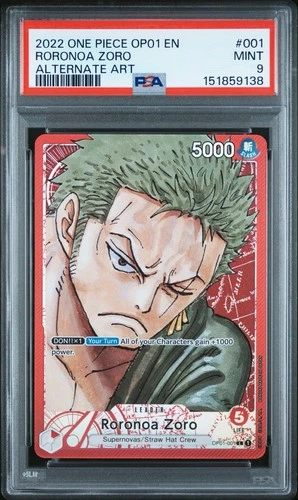 Roronoa Zoro Roronoa Zoro #OP01-001 Alt Art