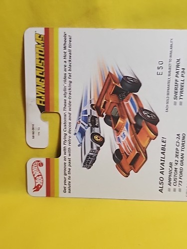 2012 Hot Wheels Flying Customs Tyrrell P34 NIP 🔥A7 - Picture 10 of 14