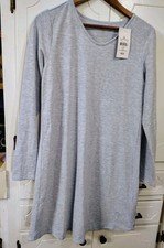 Lauren James Long Sleeved sweater Dress, Size Medium blue casual 