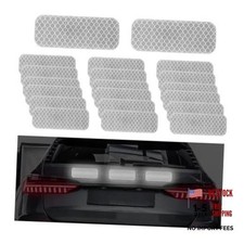 20 PCS Warning Reflective Stickers, Strong Reflective Waterproof Silver