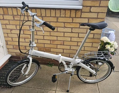 Bickerton Junction 1607 Foldable Bike White 20 Inch Wheels perfect condition - Image 1 of 4