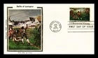 US COVER BATTLE OF LEXINGTON BICENTENNIAL FDC SCOTT 1563 COLORANO SILK CACHET